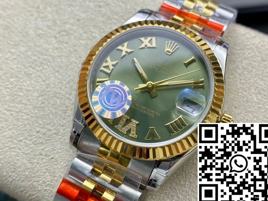 Green Datejust 178273 Dial Factory Rolex 31MM TW 0107